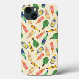 Wasserfarben Flaschenmuster Case-Mate iPhone Hülle