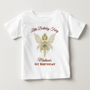 Wasserfarben-Geburtstag Kleine Fee Baby T-shirt