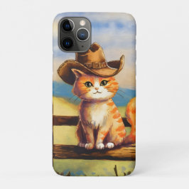 Wasserfarben gemalter Katzenvater Case-Mate iPhone Hülle