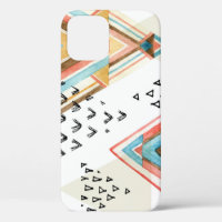 Wasserfarben Geometrisch Nahtlos: Tribal Style.