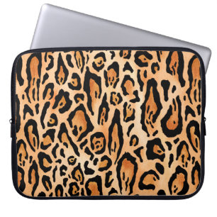 Wasserfarben-Gepard-Druckmuster Laptopschutzhülle