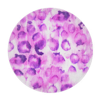 Wasserfarben-Geparde: Light Animal Print. Schneidebrett