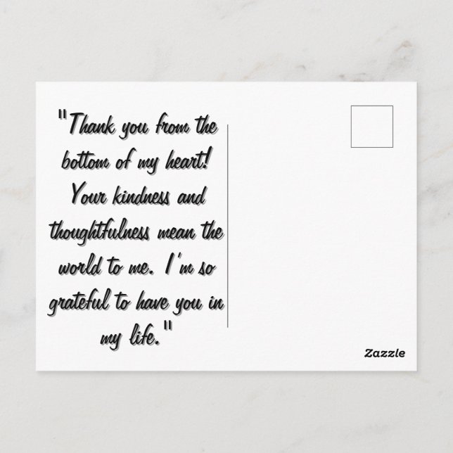 Wasserfarben Hand Ausgezeichnete Linien Herz Skizz Postkarte (Rückseite)