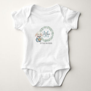 Wasserfarben-Hasen-Geschwister-Geschenkset Benutze Baby Strampler