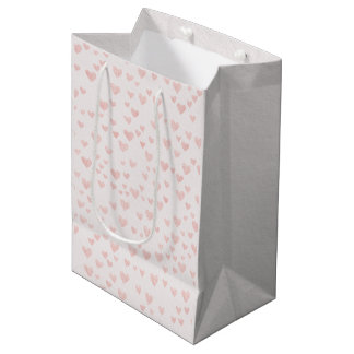 Wasserfarben-Herzen-Geschenktasche Mittlere Geschenktüte