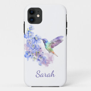 Wasserfarben Hummingbird Bird Art individualisiere Case-Mate iPhone Hülle