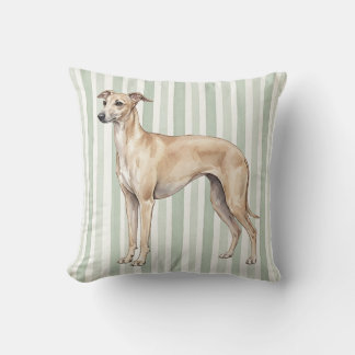 Wasserfarben-Italienisches-Windhund-Wurfkissen Kissen