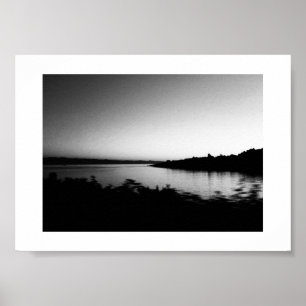 Wasserfarben Kanada Schwarz-Weiß-Fotografie Poster