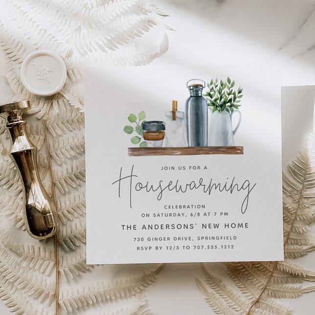 Wasserfarben Küchenschelf Party Einladung (Von Creator hochgeladen)