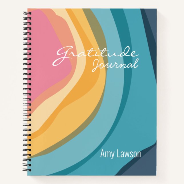 Wasserfarben, kundenspezifische Dankeszeitschrift Notizbuch (Vorderseite)