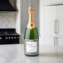 Wasserfarben Künstlerische Blume JEDE Geburtstagsp