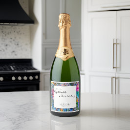 Wasserfarben Künstlerische Blume JEDE Geburtstagsp