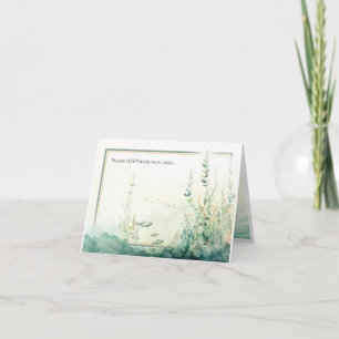 Wasserfarben Küstenmeerküste UAWG oder Platzierung