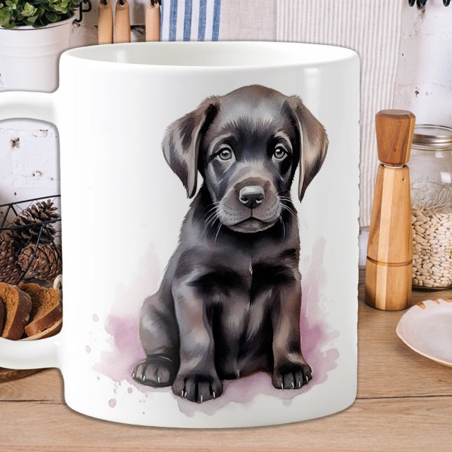 Wasserfarben-Labrador-Retriever-Hund Niedliche Wel Tasse (Von Creator hochgeladen)