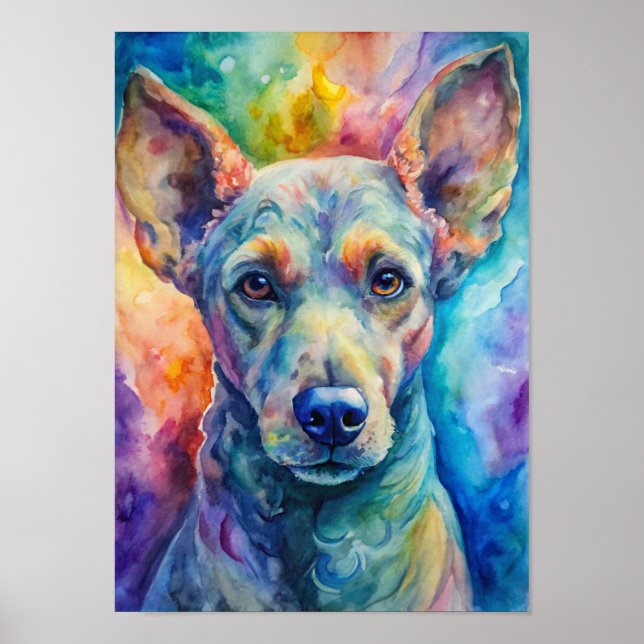 Wasserfarben-Lackdoster Poster (Vorne)
