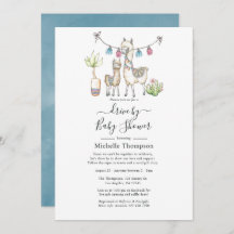 Wasserfarben-Lama-thematisches Laufwerk mit Babydu