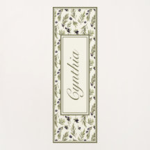 Wasserfarben-Landschaft-Oliven-Muster-Monogramm-Na