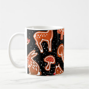 Wasserfarben-Lebkuchen-Muster Kaffeetasse