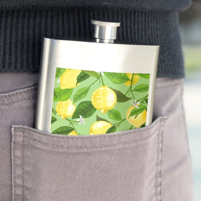 Wasserfarben-Lemon 3 Flachmann (Beispiel)