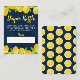 Wasserfarben Lemon Tree Babydusche Windelwanne En Begleitkarte