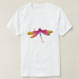 Wasserfarben-Libelle Grafik Unabhängig T-Shirt