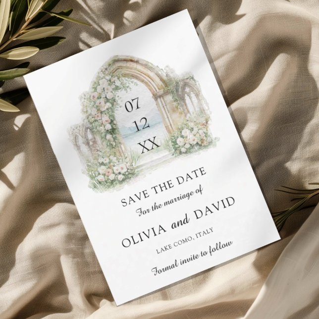 Wasserfarben-Location-Hochzeit - Save the Date (Von Creator hochgeladen)