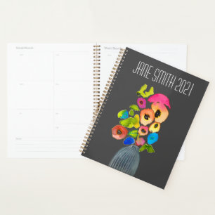 Wasserfarben locker blumenfarben planer