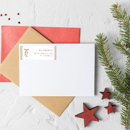 Wasserfarben-Mistelzweig-Schleife-Weihnachts-Rücks