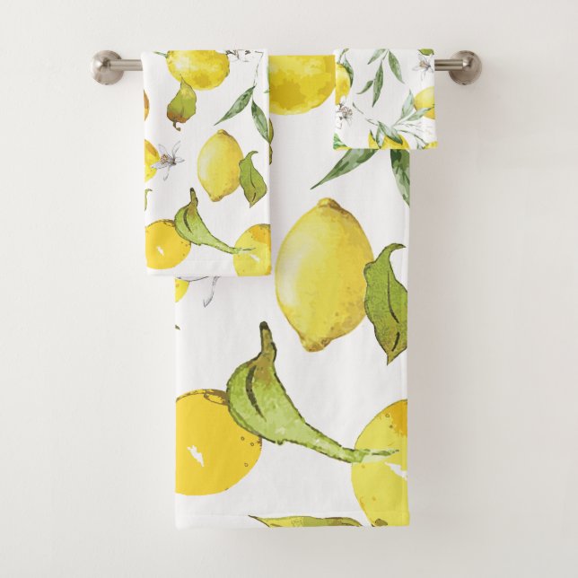 Wasserfarben-Muster Badhandtuch Set (Insitu)