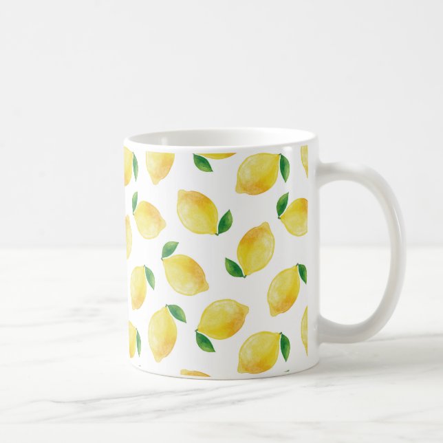 Wasserfarben-Muster Kaffeetasse (Rechts)