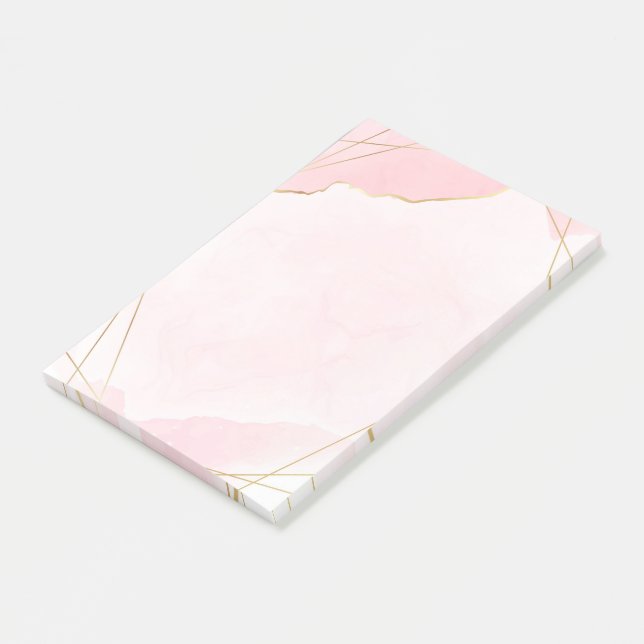 Wasserfarben-Nachhinweise Post-it Klebezettel (angewinkelt)