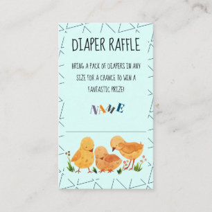 Wasserfarben Niedliches Windelgewächse Begleitkarte