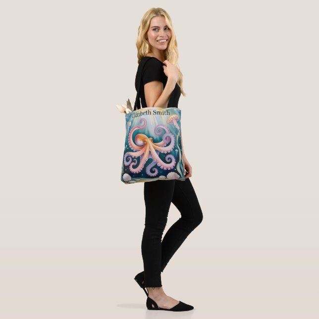 Wasserfarben-Oktopus-Kindergeburtstagsfeier (Am Model)