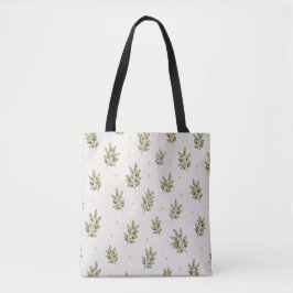 Wasserfarben Olivenzweig-Tasche | Mediterrane B