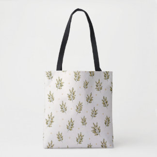 Wasserfarben Olivenzweig-Tasche | Mediterrane B