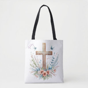 Wasserfarben-Osterkreuz Personalisiert