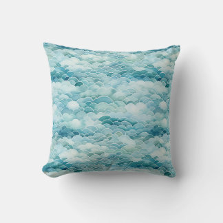 Wasserfarben Ozeanwellen Malerei Art Pillow Gesche Kissen