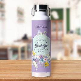 Wasserfarben Pastel Bläserbibel Verse Personalisie Trinkflasche