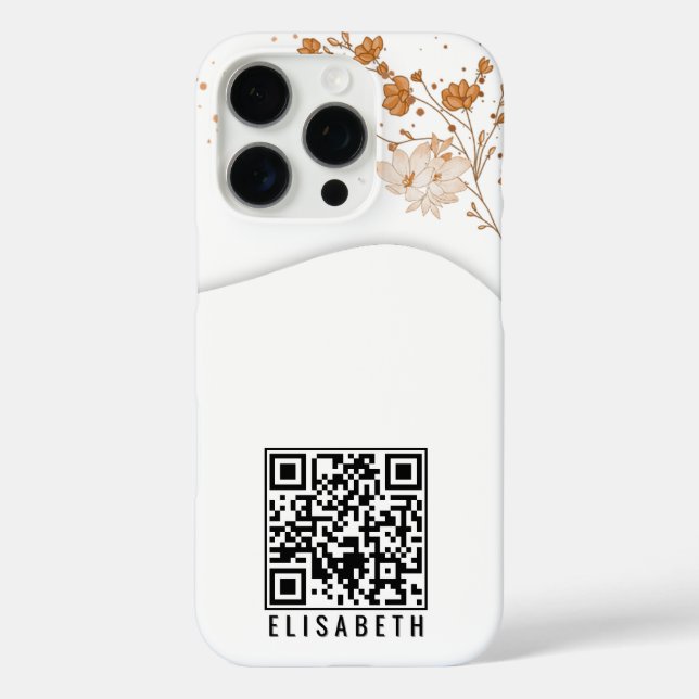 Wasserfarben Personalisierte Telefonfälle mit Blum Case-Mate iPhone Hülle (Rückseite)