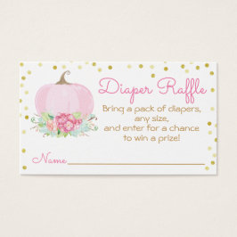 Wasserfarben Pink Pumpkin Baby Dusche Windel Winde