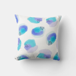 Wasserfarben Pinselstriche Kissen