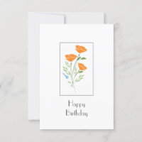 Wasserfarben-Poppies Bouquet
