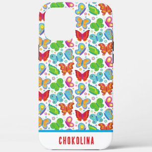 Wasserfarben-Regenbogen-Schmetterlinge Kinder Pers Case-Mate iPhone Hülle