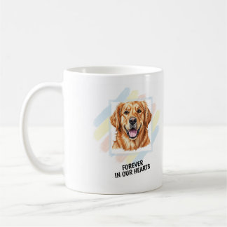Wasserfarben-Regenbogenbrücke-Haustier-Gedenk-Foto Kaffeetasse
