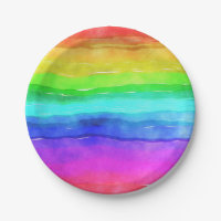 Wasserfarben Regenbogenstreifen