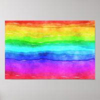 Wasserfarben Regenbogenstreifen
