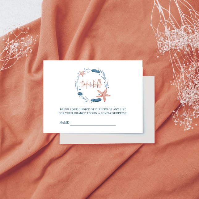 Wasserfarben-Riffkorallenriff-Windel Begleitkarte (Von Creator hochgeladen)