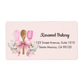 Wasserfarben Rosa Bow Utensivy Bakery Shipping