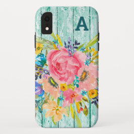 Wasserfarben-Rose-Floral-Spray mit anfänglicher Case-Mate iPhone Hülle