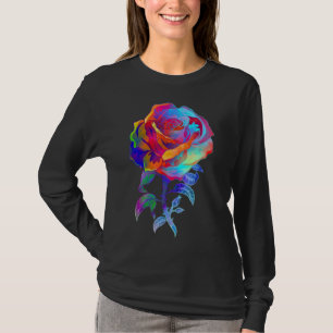 Wasserfarben Rose Garten Garten Botaniker Fluss T-Shirt